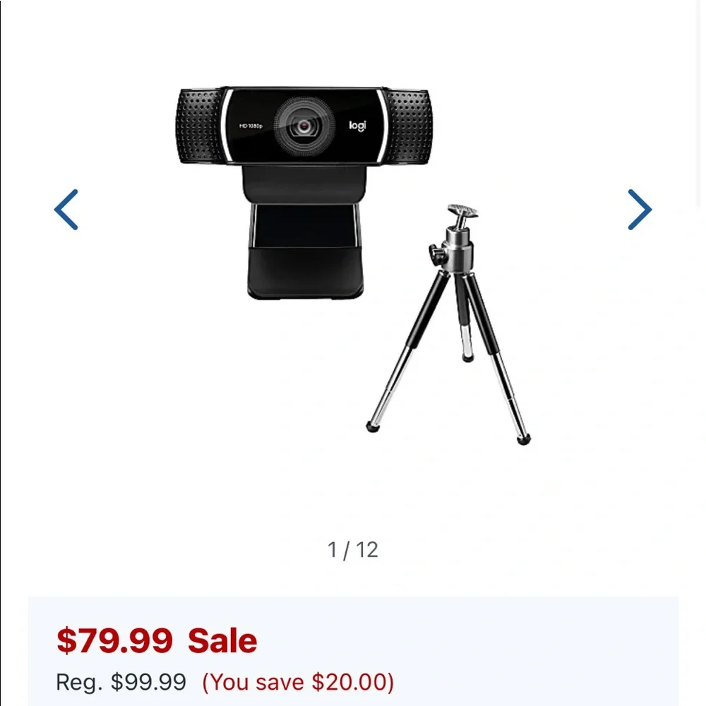 Web cam with tripod new never used